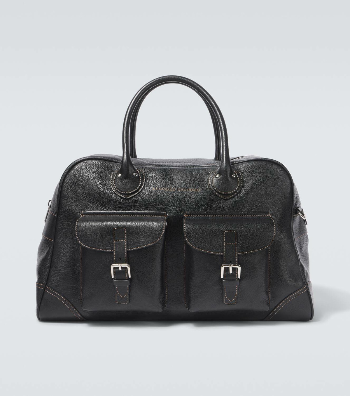 Brunello Cucinelli Leather duffel bag