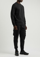 Moose Knuckles Hartsfield Cotton Cargo Sweatpants Black