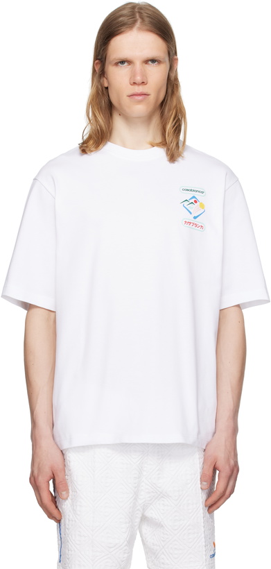 Photo: Casablanca White Montagne Sportif T-shirt