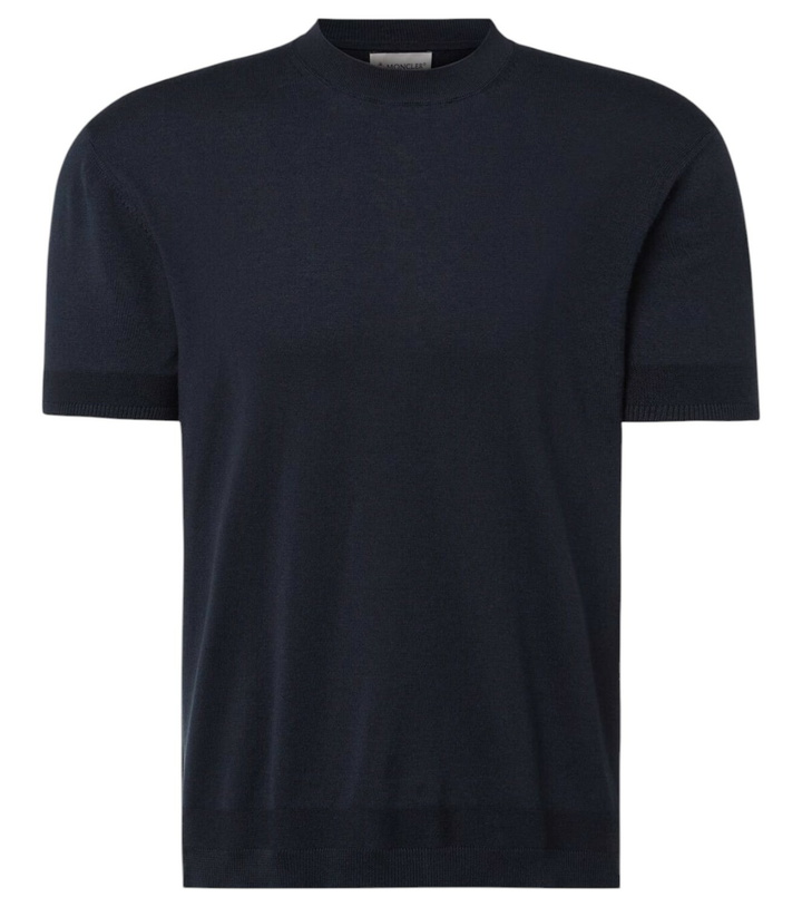 Photo: Moncler Silk and cotton T-shirt