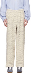 DOCUMENT Off-White Wide Trousers