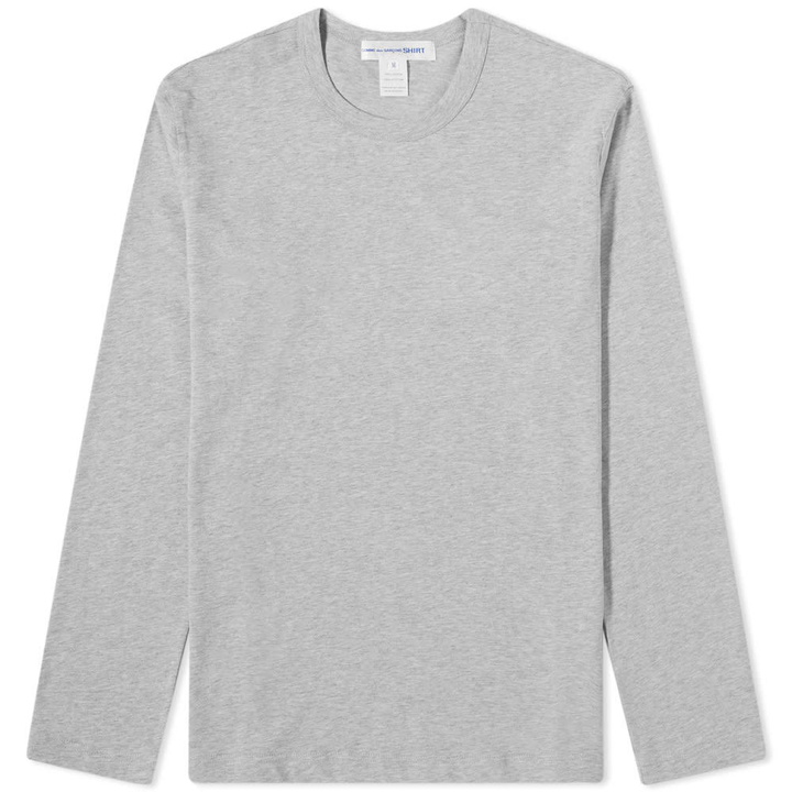 Photo: Comme des Garcons SHIRT Long Sleeve Small Logo Back Tee