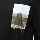 Heresy Men's Long Sleeve Going In A Field T-Shirt in Black