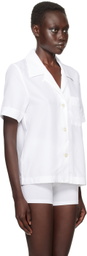 CDLP White Short Sleeve Pyjama Shirt
