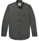 NN07 - Greyson Ripstop Overshirt - Men - Charcoal