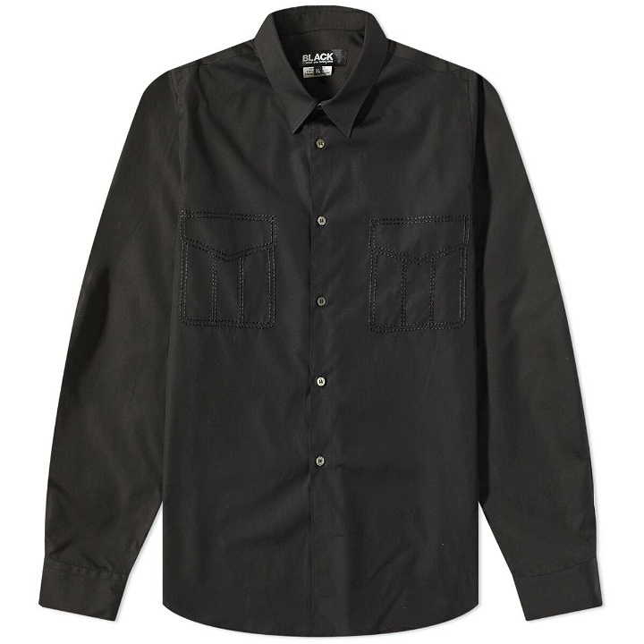 Photo: Comme des Garçons Men's Cotton Broad Shirt in Black