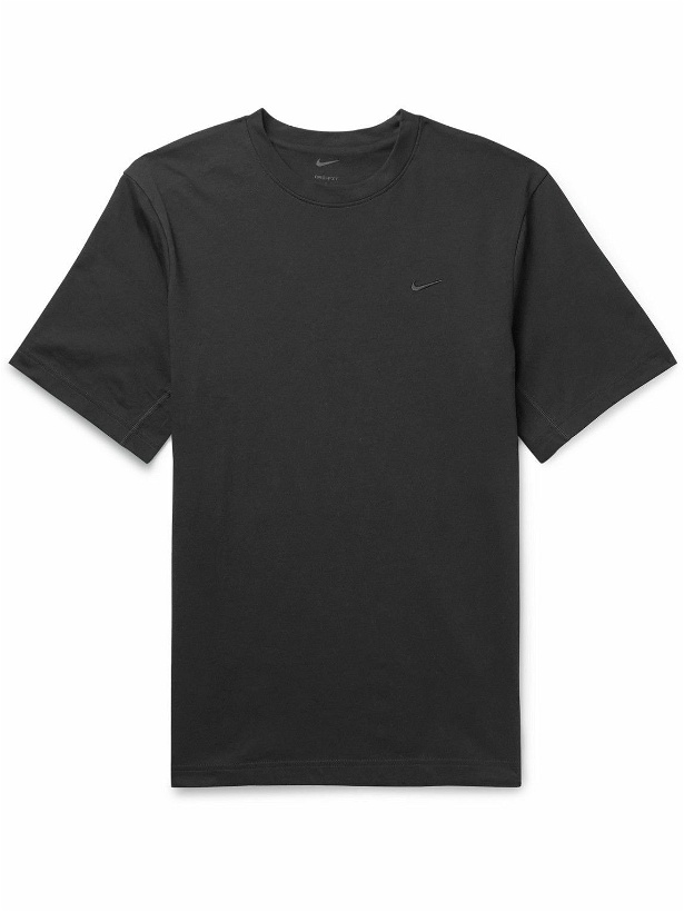 Photo: Nike Training - Primary Cotton-Blend Dri-FIT T-Shirt - Black