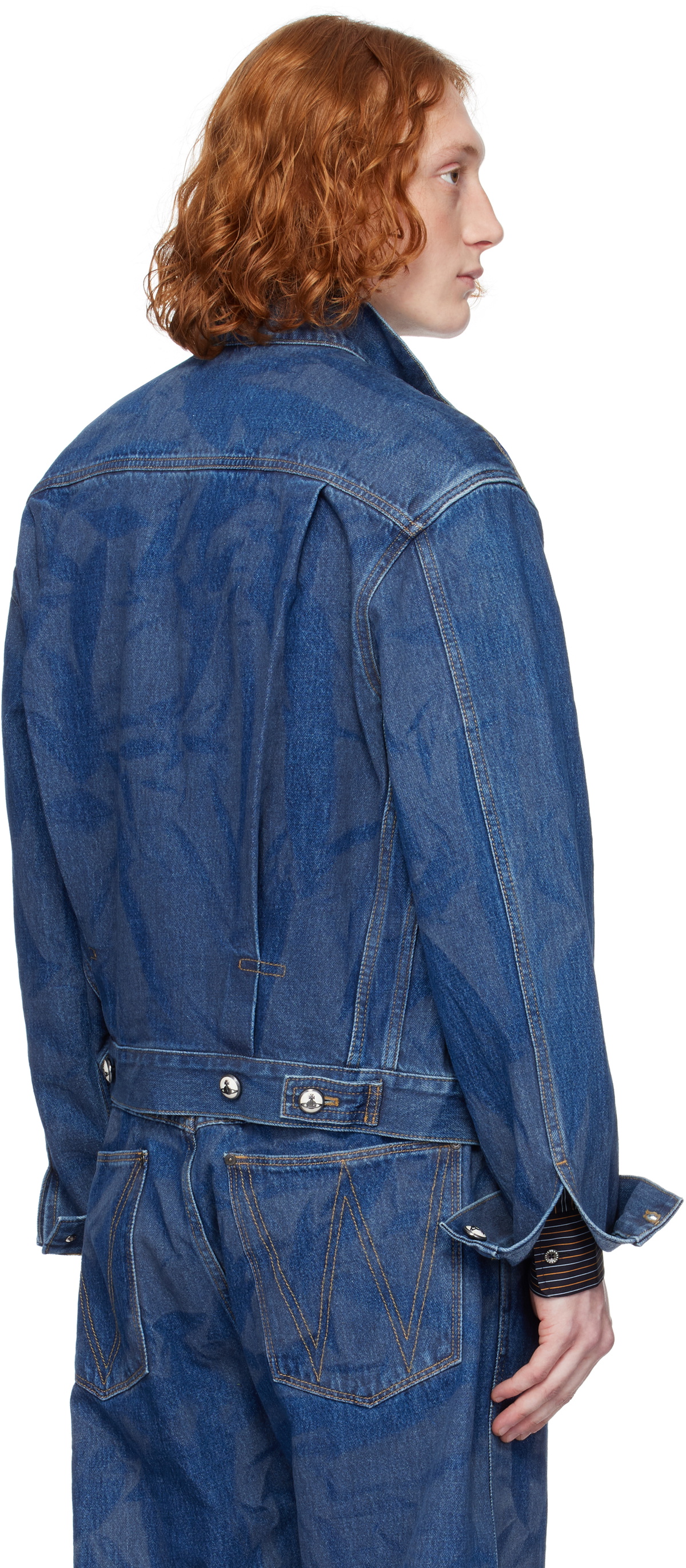 【送料&関税込】Vivienne Westwood Marlene Denim Jacket Vivienne Westwood - Marlene denim jacket Denim - The Corner