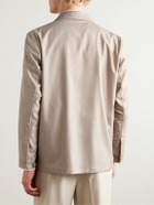 Stòffa - Double-Breasted Cashmere Suit Jacket - Neutrals