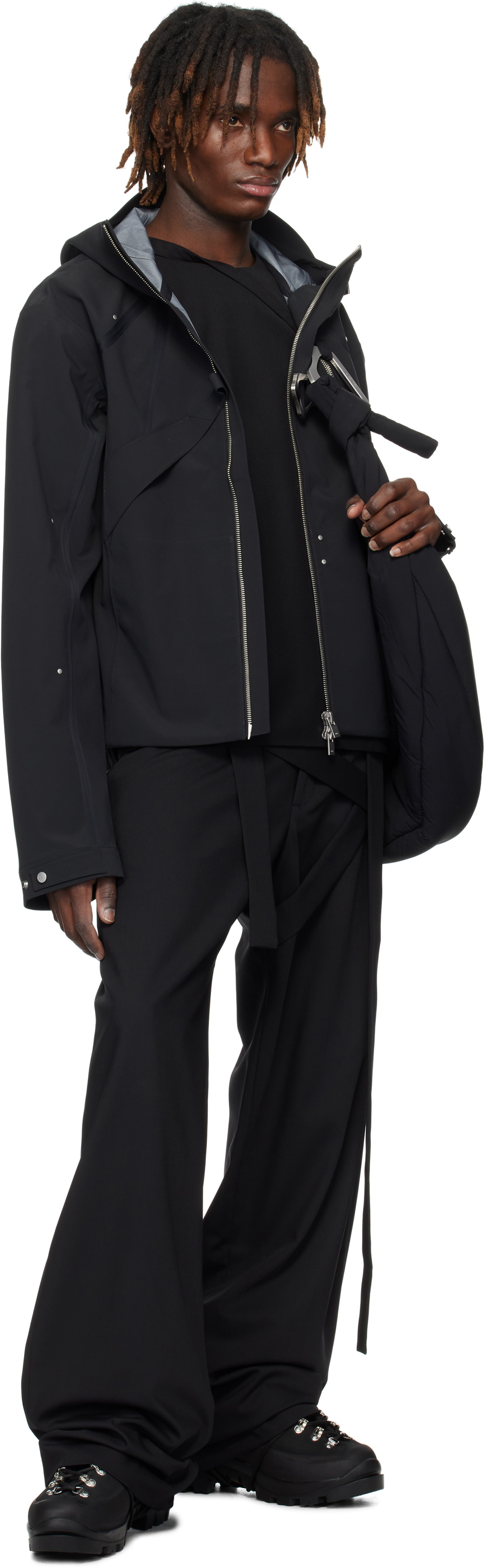 HELIOT EMIL Black Maxi Crossbody Bag
