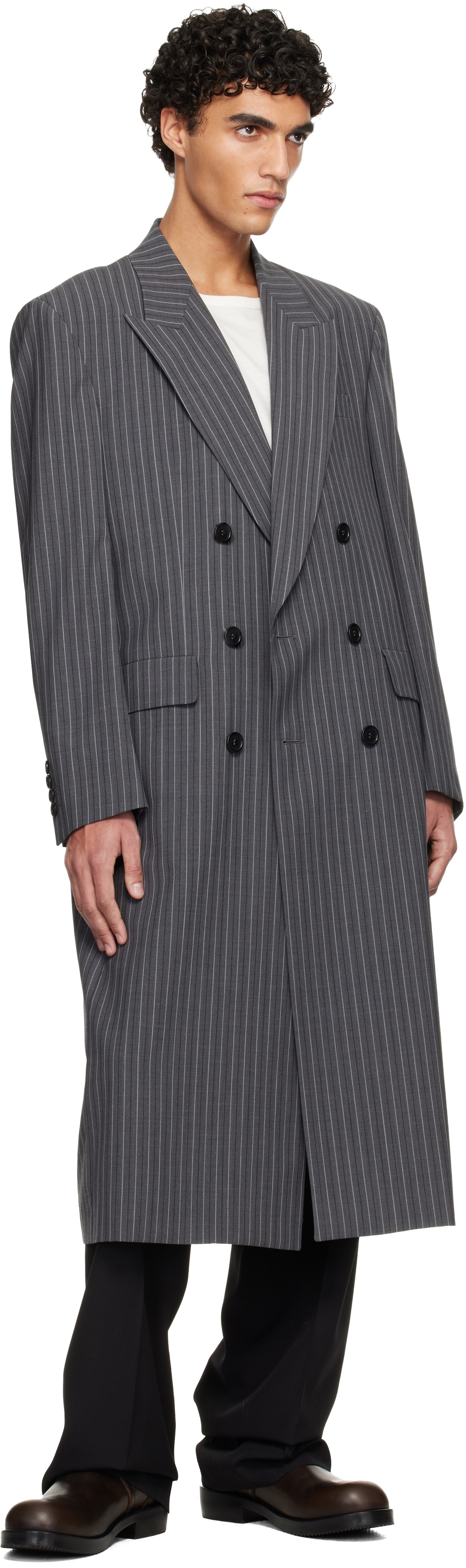 Sunflower Gray DB Coat