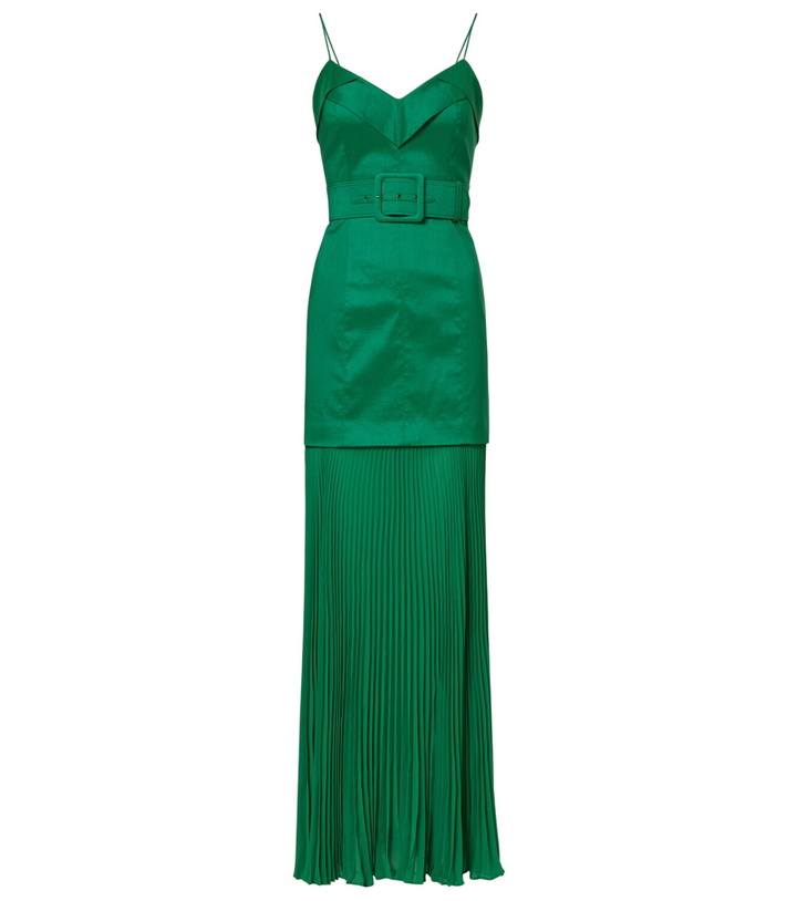 Photo: Rebecca Vallance Bailey belted pleated maxi dress