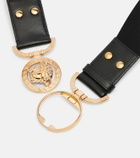 Versace Medusa '95 leather-trimmed belt