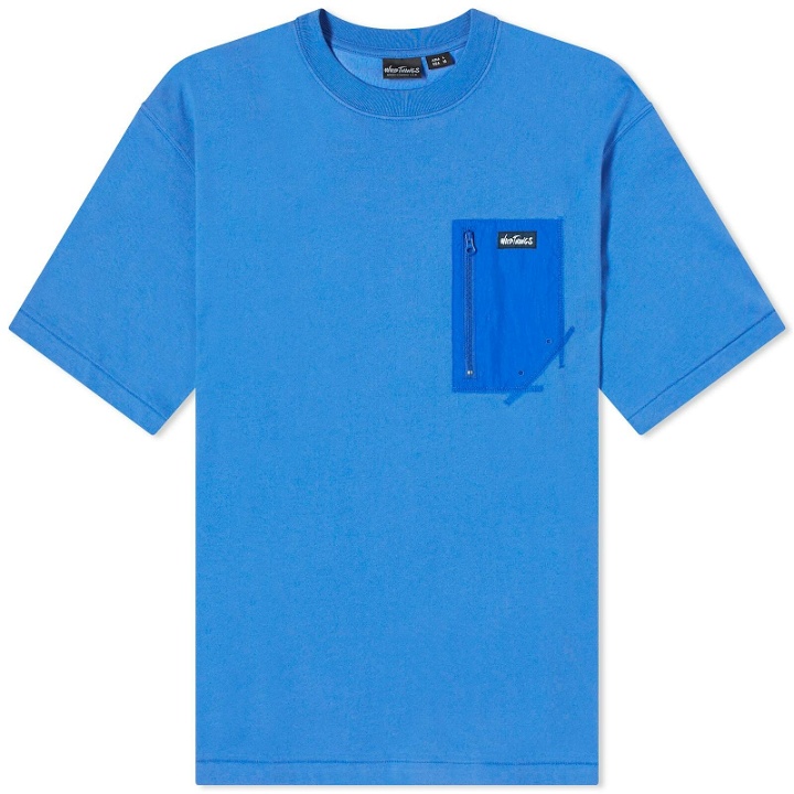Photo: Wild Things Men's Camp Pocket T-Shirt in Blue