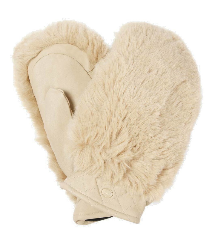 Photo: Goldbergh Hill faux fur-trimmed leather ski mittens