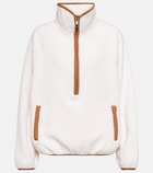 The Upside Harlow high-neck fleece sweater