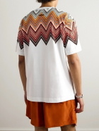 Missoni - Oversized Logo-Appliquéd Printed Cotton-Jersey T-Shirt - White