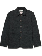 Universal Works - Bakers Herringbone Wool-Tweed Chore Jacket - Gray