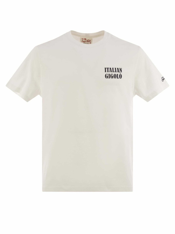 Photo: MC2 Saint Barth T-shirt With Print On Chest And Back