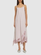 ACNE STUDIOS Cotton Midi Dress with lace