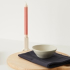 HAY Pattern Candle - Stripe in White/Red 