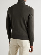 TOM FORD - Slim-Fit Merino Wool Rollneck Sweater - Green