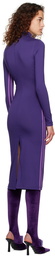 adidas x IVY PARK Purple Turtleneck Maxi Dress