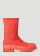Traktori Ankle Boots in Red