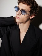 Jacques Marie Mage - Verlaine Round-Frame Metal Sunglasses