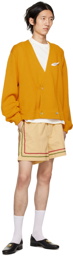 Bode Yellow Rickrack Shorts