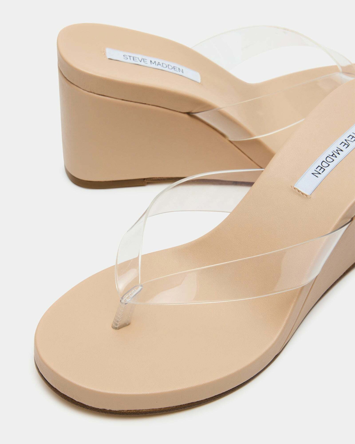 Steve Madden Playing Heels in Clear