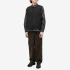 GR10K Men's Drawcord Padded Vest in Black