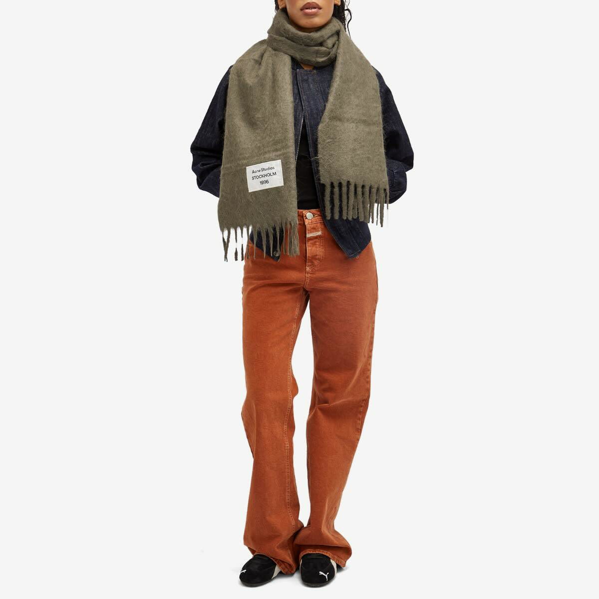 小物 Acne Studios muffler 楽天市場】Acne Studios アクネストゥディオズ マフラー CA0308