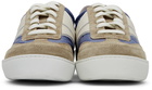 Dries Van Noten Blue & Grey Lace-Up Sneakers