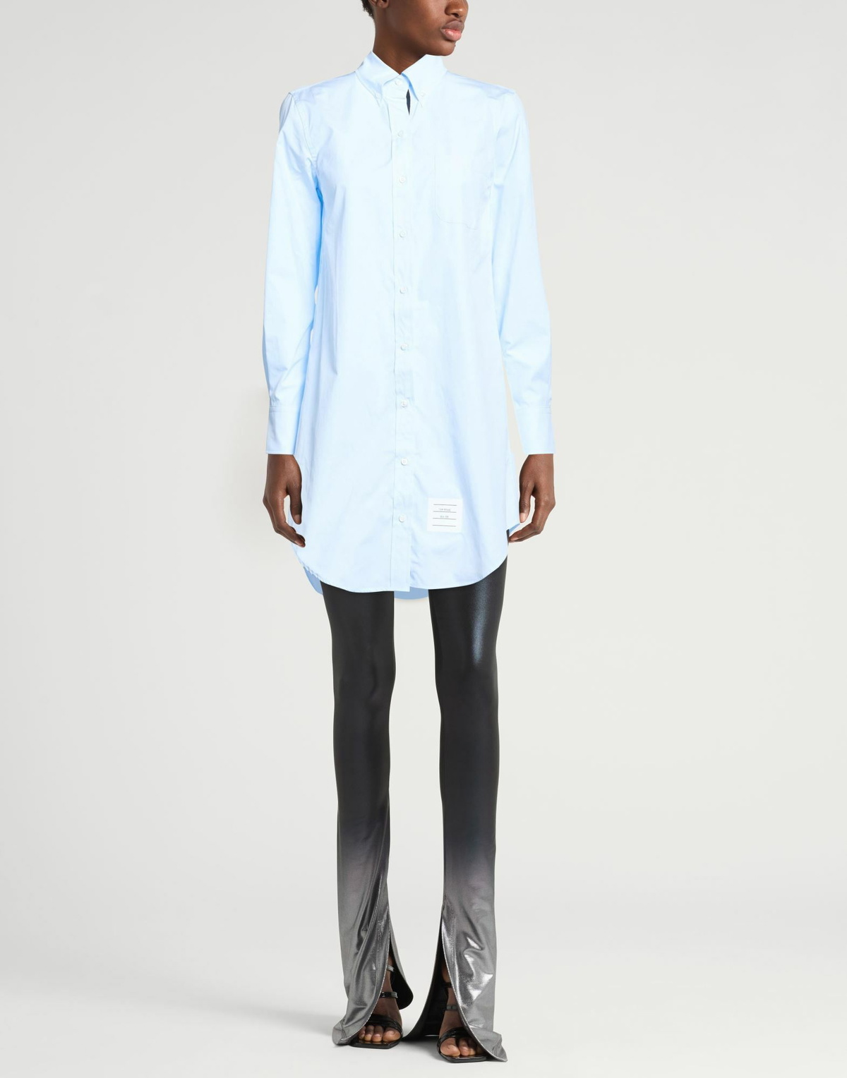 Thom Browne Womens Shirt Sky in Blue