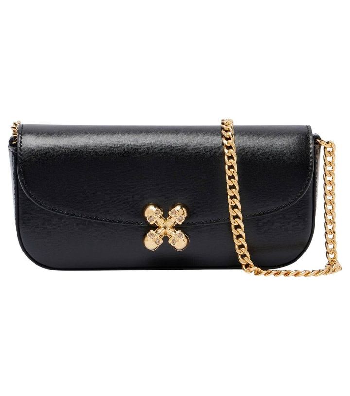 Photo: McQueen Skull Flower leather shoulder bag