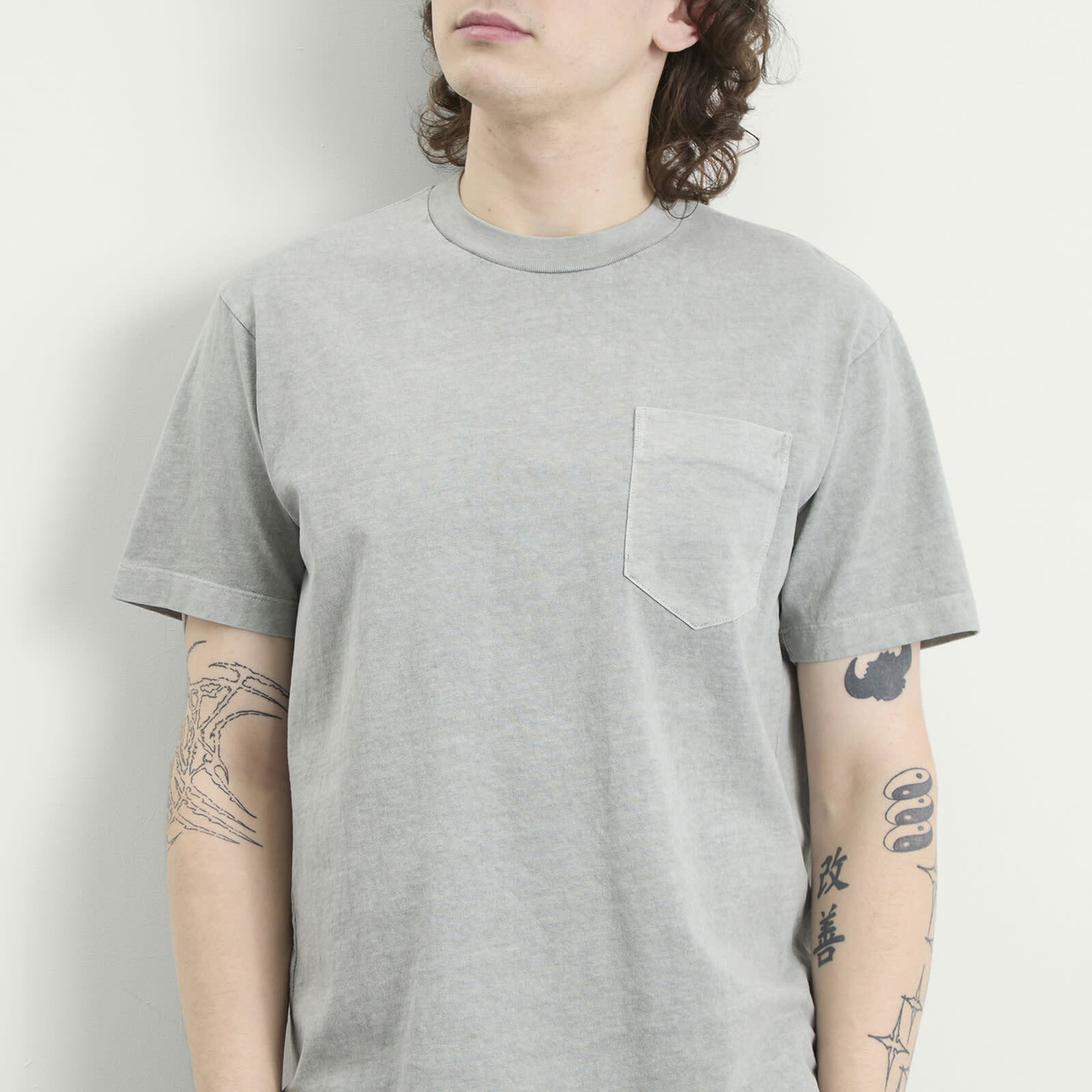 Lady White Co. Men's Municipal Pocket T in Pigment Chalk