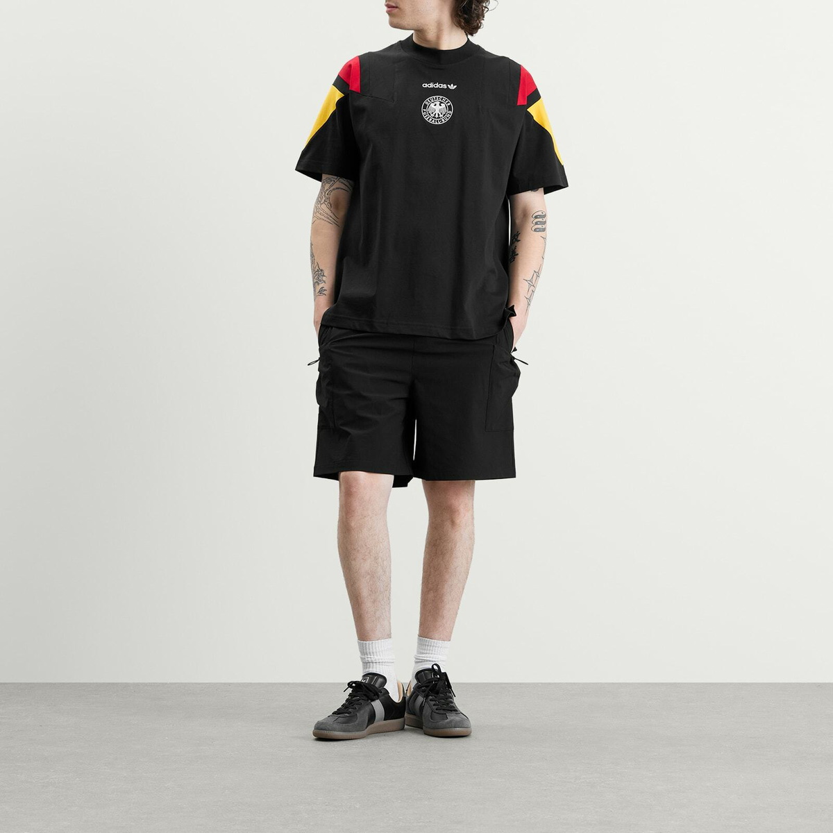 Adidas Men's DFB EQT T-Shirt in Black