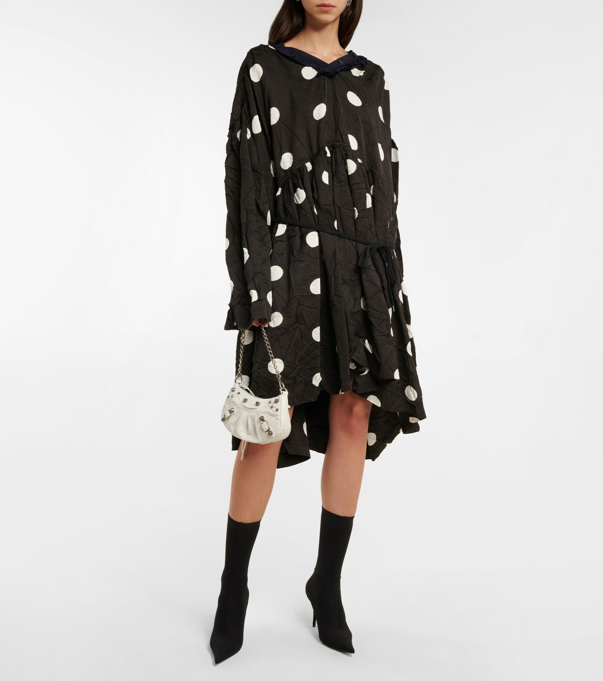 Balenciaga Polkadot Shirt Dress - Women's 2