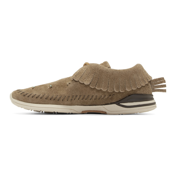 Visvim Tan Maliseet Shaman-Folk Moccasin Sneakers Visvim