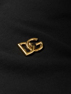 DOLCE & GABBANA - Logo-Embellished Cotton-Jersey T-Shirt - Black