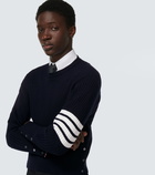 Thom Browne - 4-Bar ribbed-knit cotton sweater