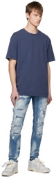 Ksubi Blue 4x4 Biggie T-Shirt