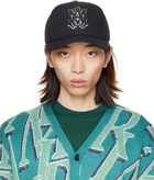 AMIRI Black MA Trucker Cap