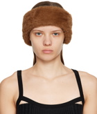 Jacquemus Brown Le Papier 'Le Bandeau Neve' Headband