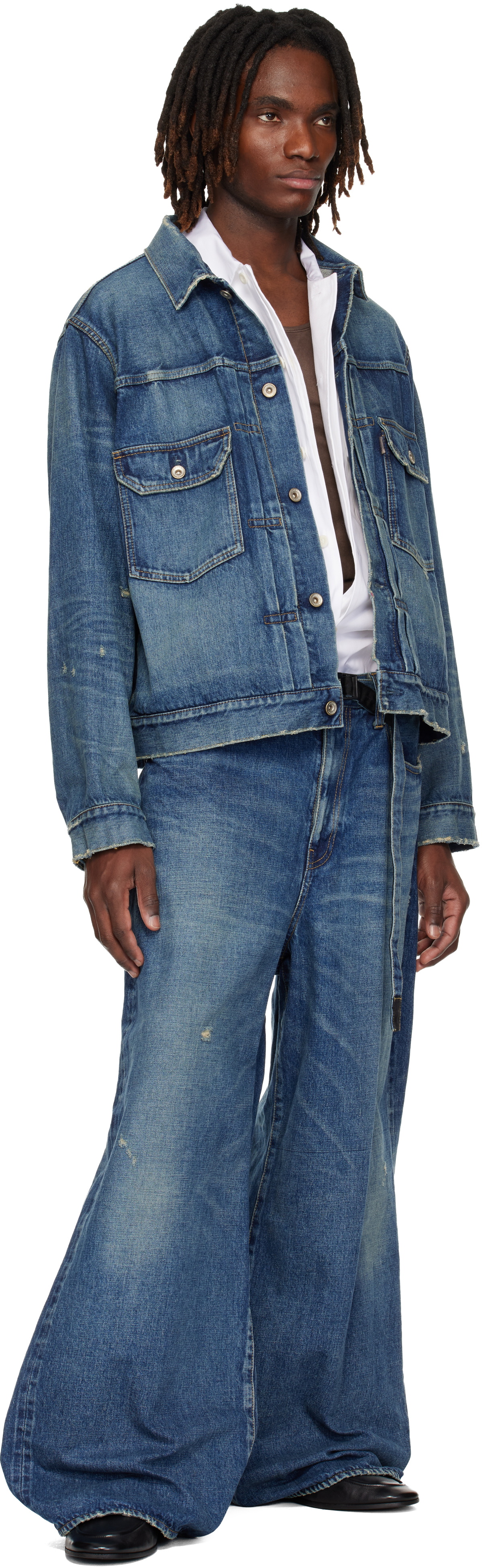 sacai Blue BEYONDEXX Denim Jacket