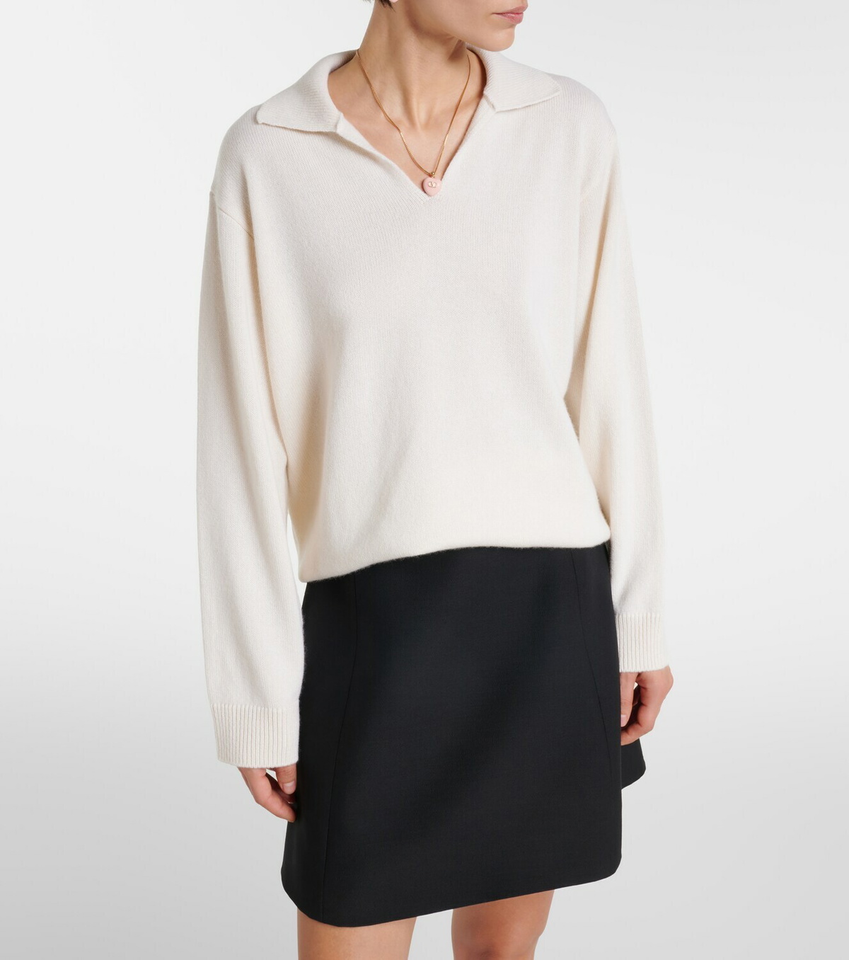 Valentino Cashmere polo sweater