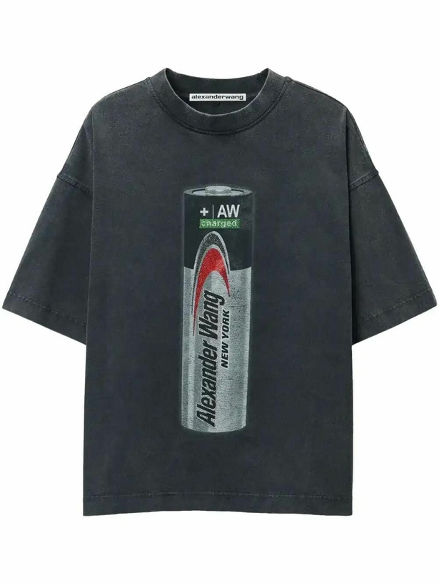 Photo: Alexander Wang Graphic-Print T-Shirt