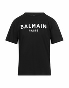 Balmain Mens T-shirt in Black
