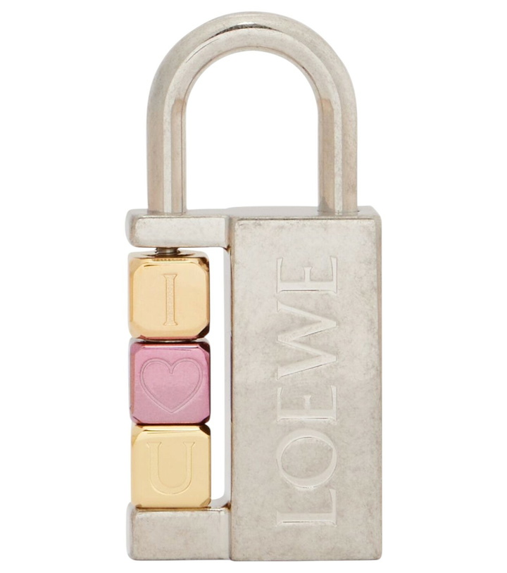 Photo: Loewe Padlock brass bag charm